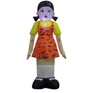 3.5 ft led squid games young-hee Halloween Inflatable